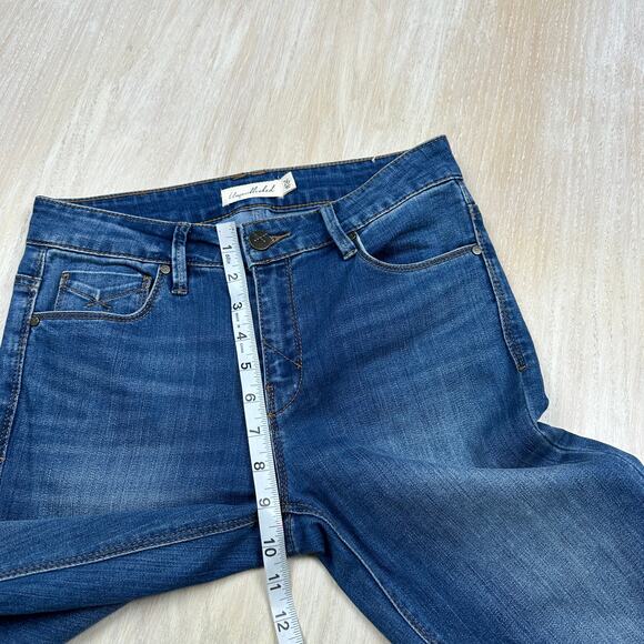 Unpublished Mid Rise Bootcut Raw Ankle 70's Retro Boho Casual Denim Jeans 26 - Picture 11 of 15